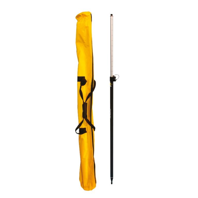Canne En Carbone 4 Sections 1.8m GPS - Tige Arpentage Cartographie Portable